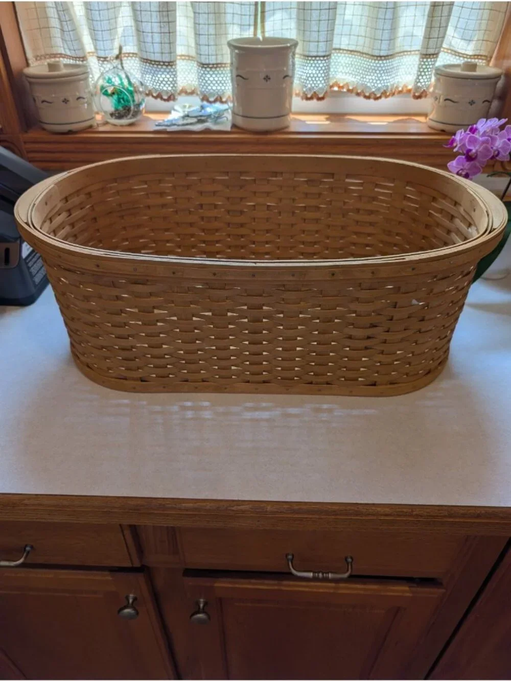Longaberger home 24”x14”x8